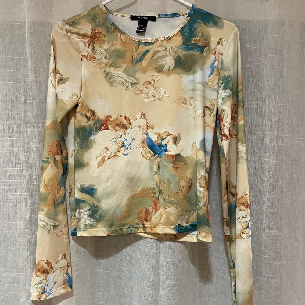 Forever 21 Crop Long Sleeve